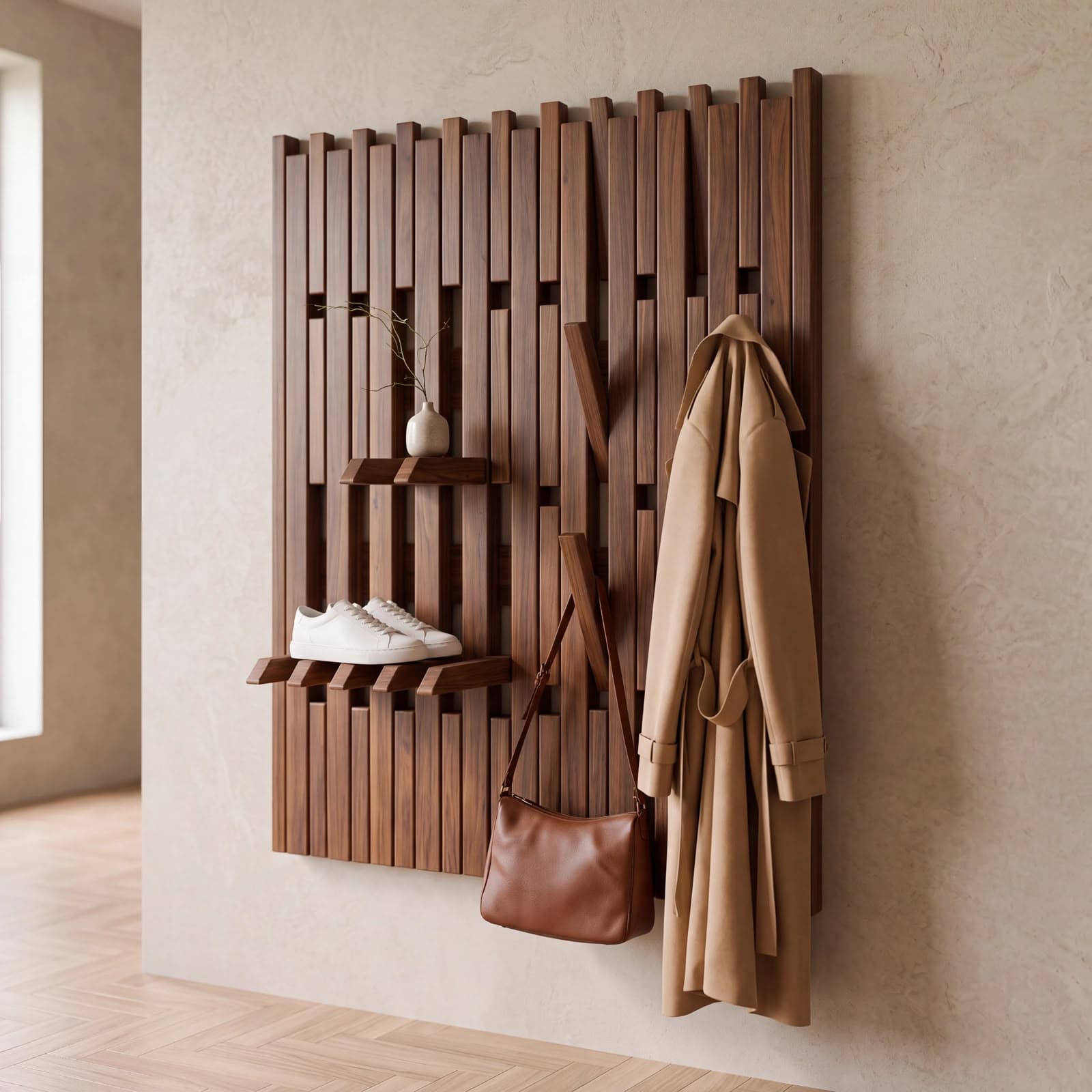 Velar | Solid Wood Modular Wall Organizer